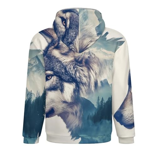 Sweat à capuche en polaire pour homme pull zippé chaud adulte - 4