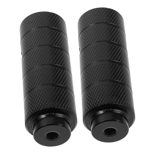 BESPORTBLE Mountain Bike Rear Pedals with Toe Cages Sturdy Steel Bike Foot Pegs for Cycling Exercise