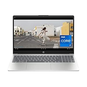 HP 15.6 inch Laptop PC, Processor: 13th Generation Intel® Core™ i7, Graphics: Intel® Iris® Xe Graphicsc, 16 GB DDR4-3200 MHz RAM, 512GB SSD, Windows 11 Home (Silver, 15-fd0099nr)