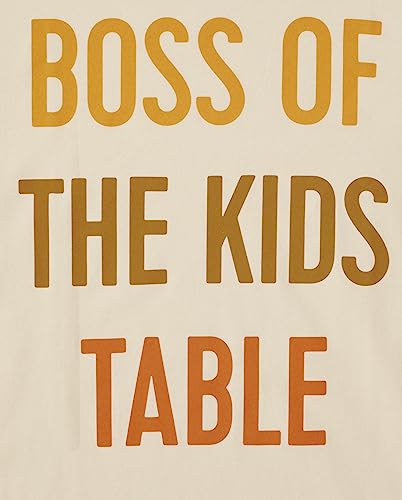 Image of The Children's Place Boys All Holidays Long Sleeve Graphic T-Shirts Thanksgiving Boss Small