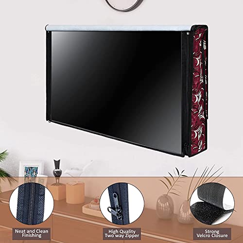 Image of Star Weaves PVC Transparent TV Cover for Mi 43 Inches LED TVs (All Models) - Dustproof Television Protector for LCD, Plasma - LED43KUM48