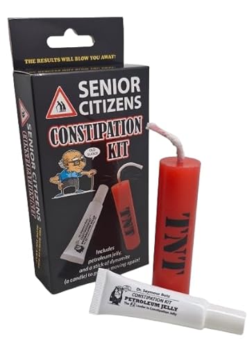 Diabolical DP1347 Constipation Kit - 70th Birthday Gifts for Men, Old Man Gifts, Presents for Grandma, Old Age Joke Gifts, Gag Gifts Secret Santa, for Dad