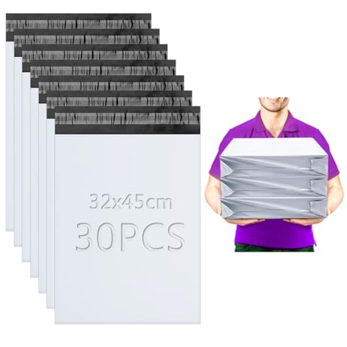 XRXYMQ Versandbeutel 30 Stück Versandtaschen 32x45 cm...
