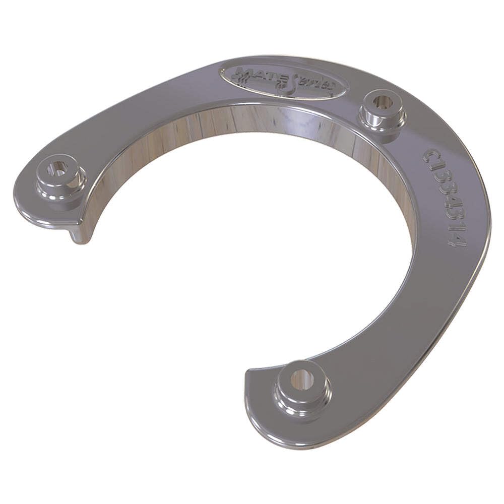 Mate Series Stainless Steel Rod & Cup Holder Backing Plate f/Round Rod/Cup Only f/3-3/4 Holes