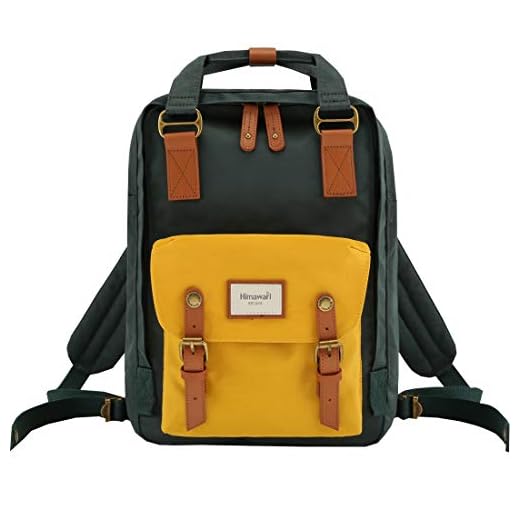 Himawari School Waterproof Backpack 14.9" College Vintage Travel Bag for Women,14 inch Laptop for Student (HM-56#)