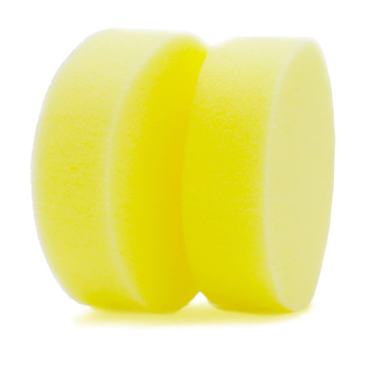 ABOOFAN 4pcs Éponge à Polir Jaune en Mousse pour Nettoyage Voiture et Chaussures, Fonction Cirage et Dépoussiérage, Accessoires Pratiques pour Entretien