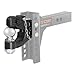 CURT 45919 Channel Mount Pintle Attachment with 2-Inch Ball, 10,000 lbs, Shank Required