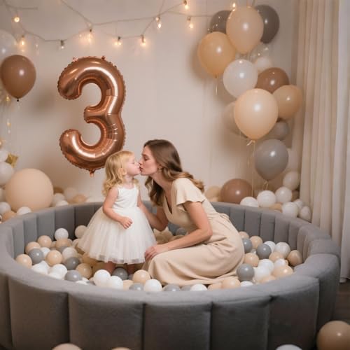 GOGOSO Ball Pit Balls for Toddlers Kids Plastic Balls for Ball-Pit Playpen Pool Baby Pastel Party Decor Fun Shaped Star Bulk 50 100 200 500 1000 Count - Image 4