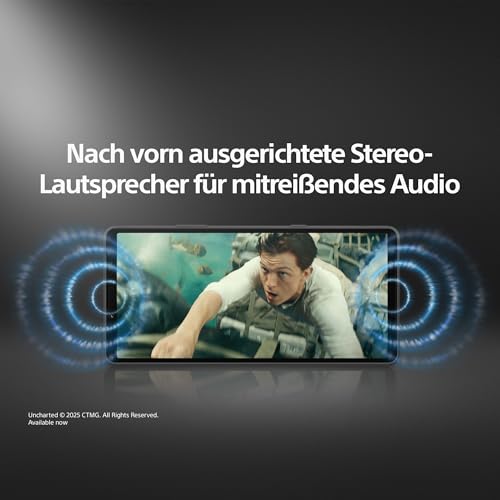 Sony Xperia 10 VII - 6,1" 19,5:9 OLED mit 120 Hz, Lange Akkulaufzeit - 5.000 mAh Akku, DREI Brennweiten, 3,5mm Audio, Android 15, IP65/68, Dual SIM hybrid, weiß