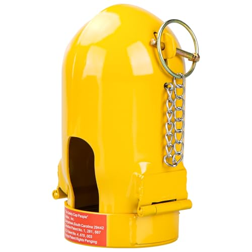 Image of Gas Cylinder Regulator Protector Safety Cap Fine Thread 3-1 /8 x 11| High pressure gas cylinder safety cap| Fall-Proof Design| Protect Argon /Nitrogen High-Pressure Gas Cylinder Valves and Regulators