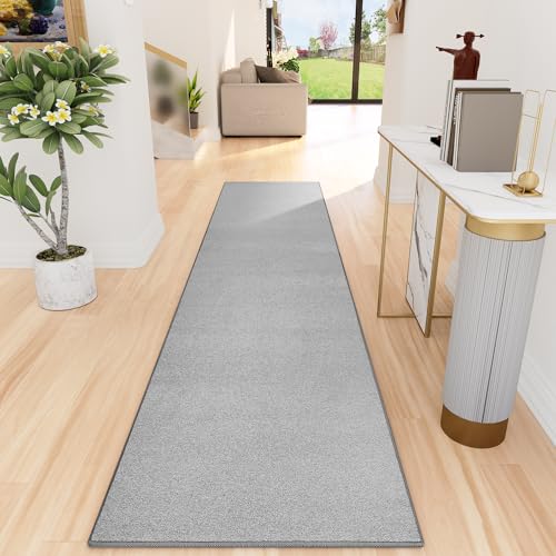 Tapete corredor AREDO anti deslizante gris 2x10 ft miniatura 6