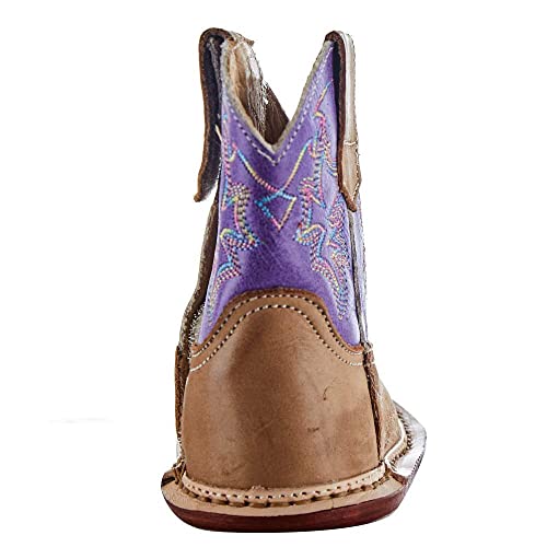 ROPER NRS Exclusive Infant Footwear Tan Vamp Purple Shaft Boot3