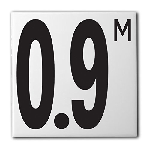 Ceramic Swimming Pool Waterline Depth Marker 