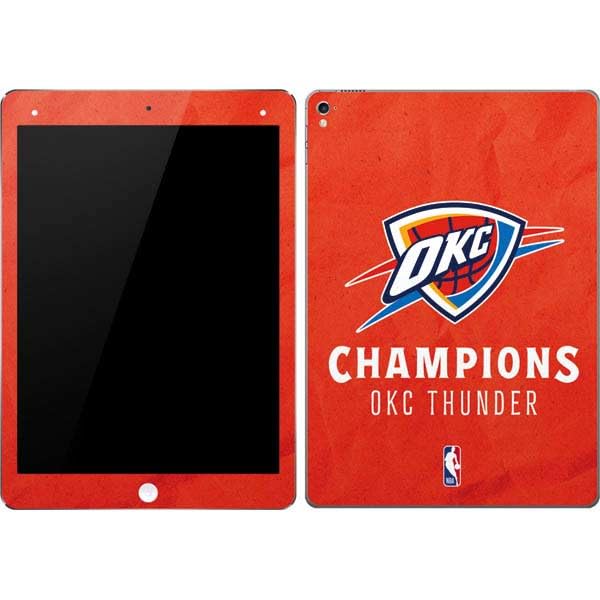Skinit Decal Tablet Skin Compatible with iPad Pro 9.7in - Officially Licensed 2025 NBA Champions Oklahoma City Thunder Design