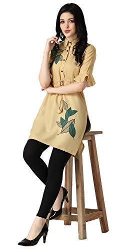 Image of OM SAI LATEST CREATION Designer Slub Cotton Fully Stitched Anarklai Kurti for Women & Girls on Jeans Palazzo or Skirt (Plus Size Upto 2XL)-(Grey)