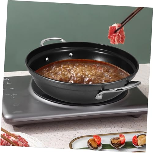 Wok para cocinar COLLBATH resistente al calor con mango miniatura 3