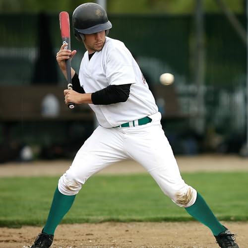 Image of Baseball Socks and Belt Combo for Youth Adult - Softball Socks and Belt for Boys and Girls