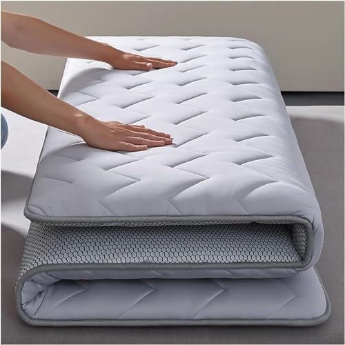Japoński futon, gruba mata podłogowa kempingowa, składany materac futon, 150 x 200 cm, wygodne rozwiązanie do spania do użytku domowego i na zewnątrz, konstrukcja oszczędzająca miejsce