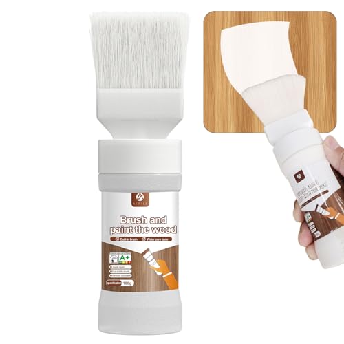 Comparison: Best Wood For Painted Cabinets 10 Anirun All-in-One Paint 6.35 oz Touch-Up Paint for Furniture, Cabinets, Wood, Metal - No Sanding, Fast-Drying, Water-Based Multi-Surface(White)