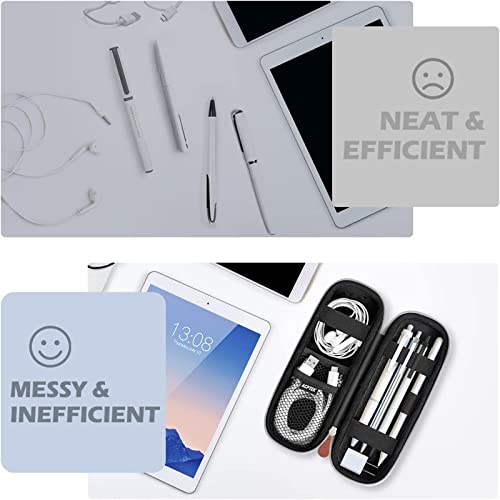AGPTEK Case Holder for Apple Pencil, Premium Carrying Case for Stylus iPad Pro Pen, Pencil, Samsung, Huawei, Apple Pen Accessories, USB Cable, Earphone, Fountain Pen, Gray AGPTEK Case Holder for Apple Pencil, Premium Carrying Case for Stylus iPad Pro Pen, Pencil, Samsung, Huawei, Apple Pen Accessories, USB Cable, Earphone, Fountain Pen, Gray