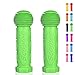 OTFAITP - 1 paio di impugnature per manubrio per scooter a 2 – 3 – 4 ruote, per bambini, scooter alla deriva, scooter (verde)