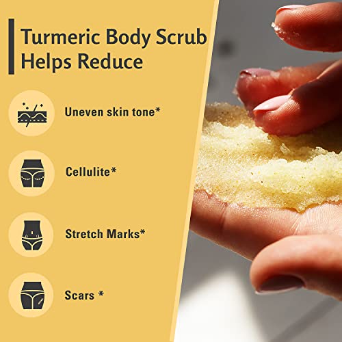 M3 Naturals TURMERIC SCRUB Exfoliating Body Scrub Turmeric Body Scrub And Skin Exfoliator thumb #6