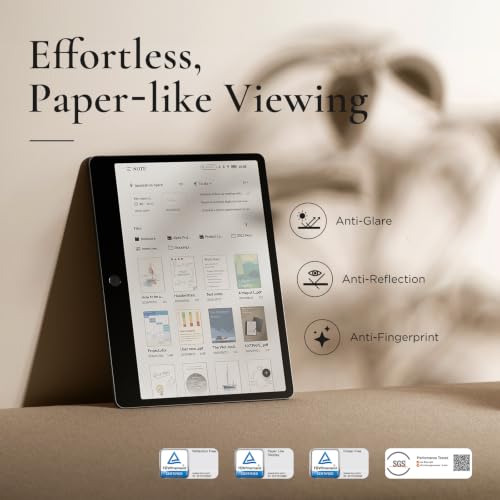 Image of TCL Note A1 NXTPAPER Paper Tablet, Digital Notebook with Pen & Flip Case, 11.5 inch 2.2K 120Hz Paper-Like Display, 8GB+256GB, AI Tools, 8000mAh Battery, Android 15, Tablet for Work, Study & Creativity
