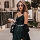 Qianyu Vintage Metall Taillenketten Kettengürtel mit Mond- und Sternanhänger Anhänger Gürtel Verstellbare Hüftkette Bauchkette für Damen Jean Pants Dress