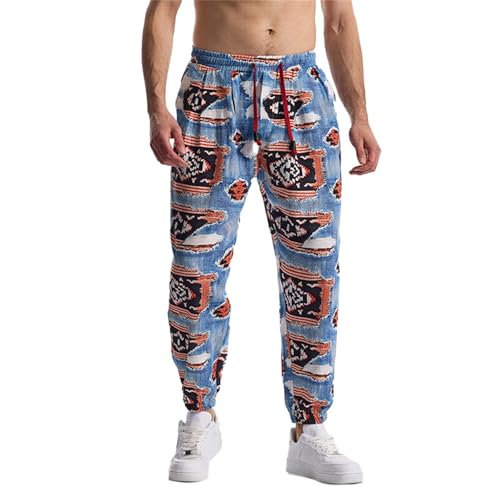 Jogging homme pantalon baggy large léger stretch casual sport et running