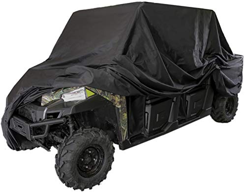 Housse de rangement pour UTV à 2 rangées bâche de protection extérieure noire
