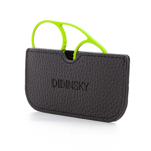 DIDINSKY Prado Redonda | Gafas de Lectura Sin Patillas Lima +3.0 | Ligeras, Flexibles y Antirreflejos | Estuche Adhesivo para Móvil Incluido