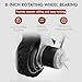 DUANWUS Motorized Jockey Wheel, Portable, 350W Power, Non-Slip Rubber Wheel, for Caravans, Boat Trailers, Horse Trailer