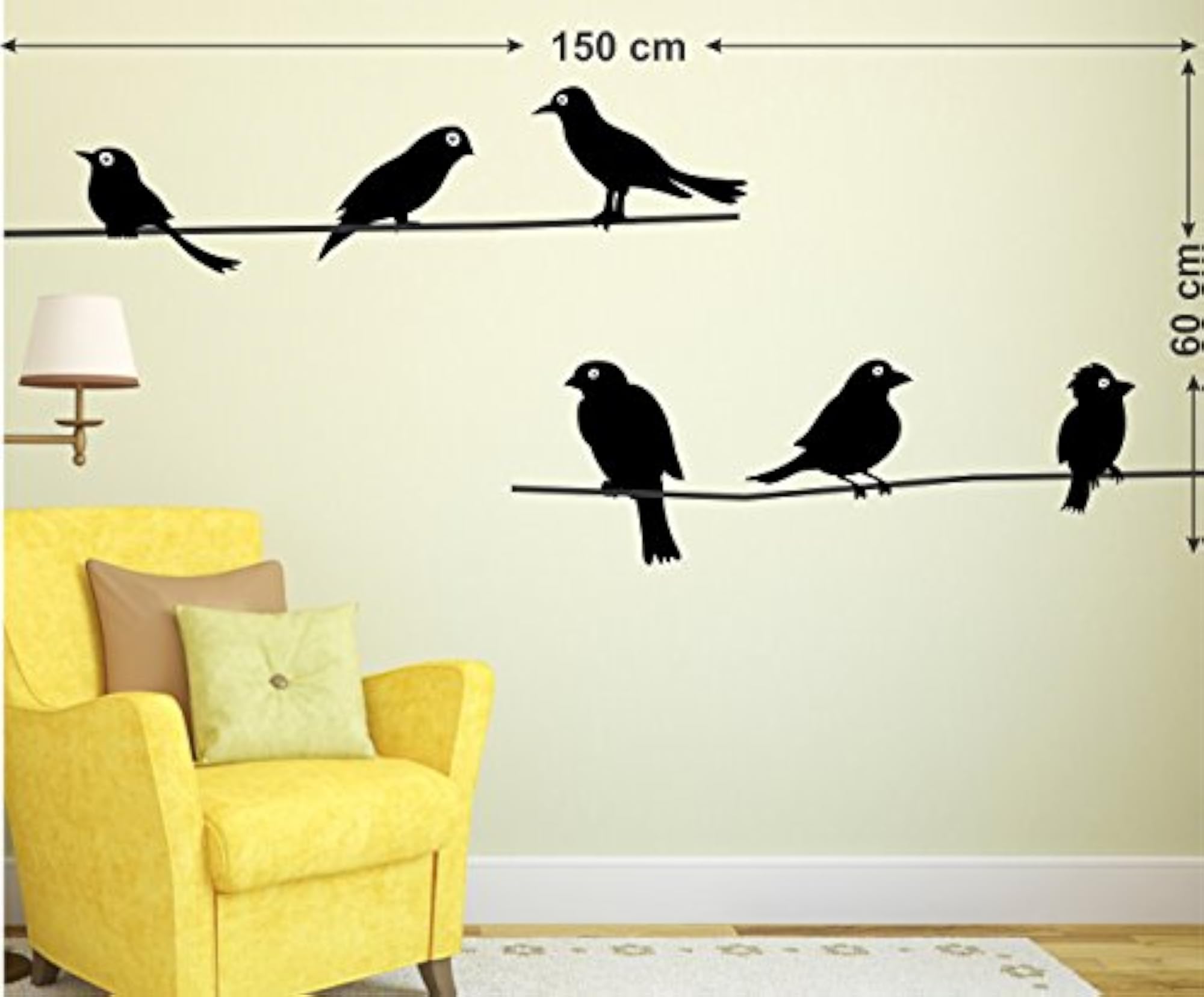 Crow Decorative Wall Sticker by WALLSTICKY