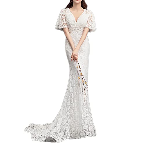 Robe de mariée sirène pour silhouette élancée de soirée de gala