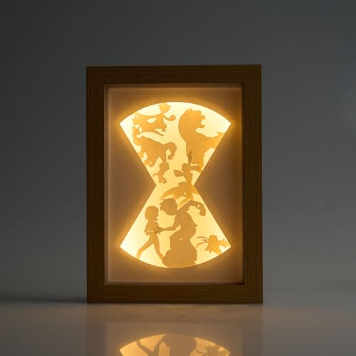 Veilleuse 3D papercut lampe boîte ombrée décoration chambre enfant et bureau Allenjoy n°10