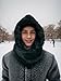 BA UNIQUE FASHION Winter Infinity Scarf - Hat Scarf Combo with Faux Fur Hood, Fur Head Wrap and Snood