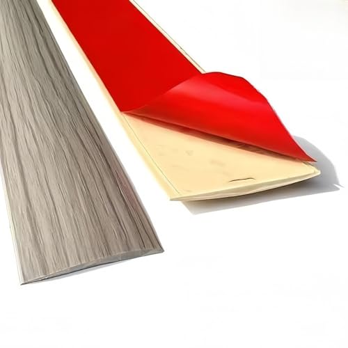 NuoNxuo 床 見切り 材 床接合ストリップ PVC 縫い目隙間カバーストリップ 長さ10m 幅4cm 5cm 7.6cm 滑り止め 防水 防湿 防錆 長持 多用途 出入り口の敷居ストリップ 木目 ステップエッジトリムストリップ(F,幅40mm)