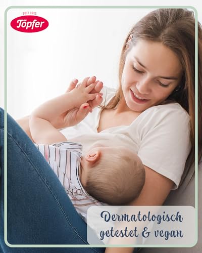 Töpfer Mamacare Brustwarzensalbe - 25 ml Salbe - Schutz & Pflege der Brustwarzen - Vegan - Mit Bio-Inhaltsstoffen