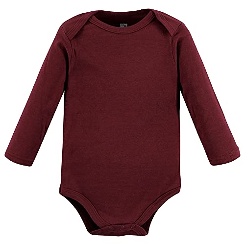 Image of Hudson Baby baby-boys Cotton Long-sleeve Bodysuits 5-pack