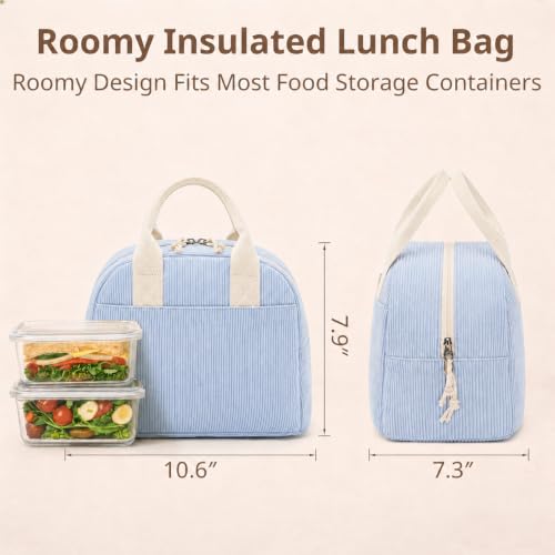 LOVELYWIND Floral Insulated Lunch Tote