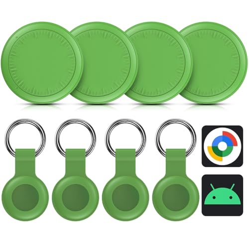 #Commissioniguadagnate<br>Air Tracker Android 4 Pezzi Smart tag Android Funziona con Google Dov'è App Bluetooth Trova Oggetti Tracker Tag Bluetooth Localizzatore Chiavi per Chiavi/Bagagli/Valigie/Portafogli