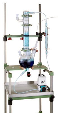 Chemglass CG-1830-10 Series CG-1830 Midget Impinger Bottle, Graduated, 24/40 Joint