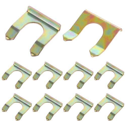 10 Pack Brake Line Clips Metal Brake Hose Retainer U...