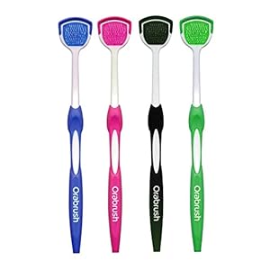 Orabrush Tong Cleaner, 4 Count by Orabrush