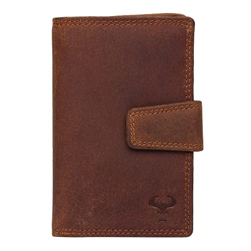 Genuine Leather Wallet for Women - RFID Blocking Ladies Wallet - Multi Coloured Purse (LW108)