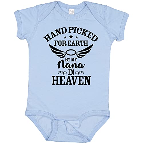 Image of inktastic Handpicked for Earth By My Nana in Heaven with Angel Baby Bodysuit