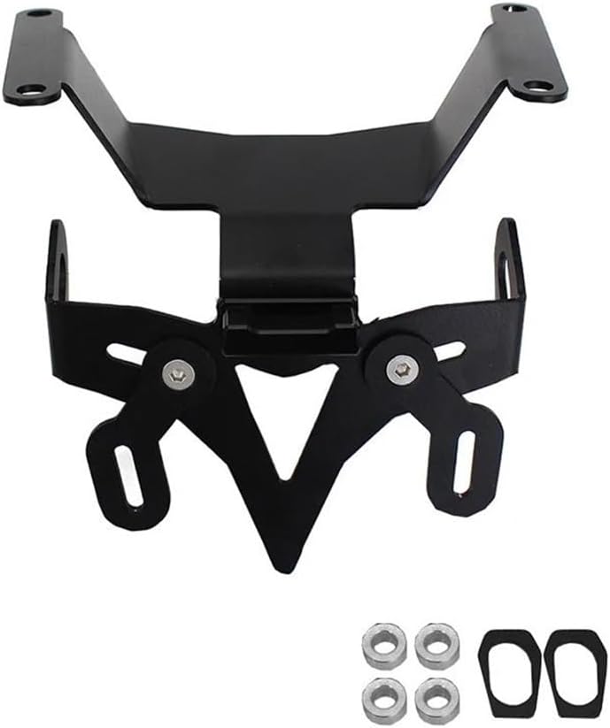 for Hon&da CB-650R CBR-650R CB650R CBR650 2019 2020 CB 650R CBR 650 Motorcycle CNC Tail Tidy Mudguard Rear Bracket License Plate Frame Holder Motorcycle(Black)