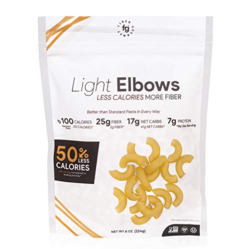 Fiber Gourmet Light Pasta (Elbows, Pack of 2)