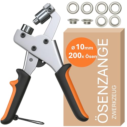 ZWERKZEUG® Profi Ösenzange Set mit 2𝟬𝟬 Ö𝗦𝗘𝗡 𝗜𝗡𝗞𝗟𝗨𝗦𝗜𝗩𝗘 - Ösen-Set (Ø 10mm) I Magnetische Ösenpresse I Ösenstanze für Stoffe, Planen und Sonnensegeln ZWERKZEUG® Profi Ösenzange Set mit 2𝟬𝟬 Ö𝗦𝗘𝗡 𝗜𝗡𝗞𝗟𝗨𝗦𝗜𝗩𝗘 - Ösen-Set (Ø 10mm) I Magnetische Ösenpresse I Ösenstanze für Stoffe, Planen und Sonnensegeln