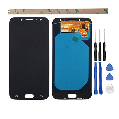 HYYT Vervanging voor Samsung Galaxy J7 Pro 2017 J730G J730 J730F/DSM AMOLED Lcd scherm en Touch Screen Digitizer Glas Vervanging Vergadering (J730 Zwart AMOLED LCD)